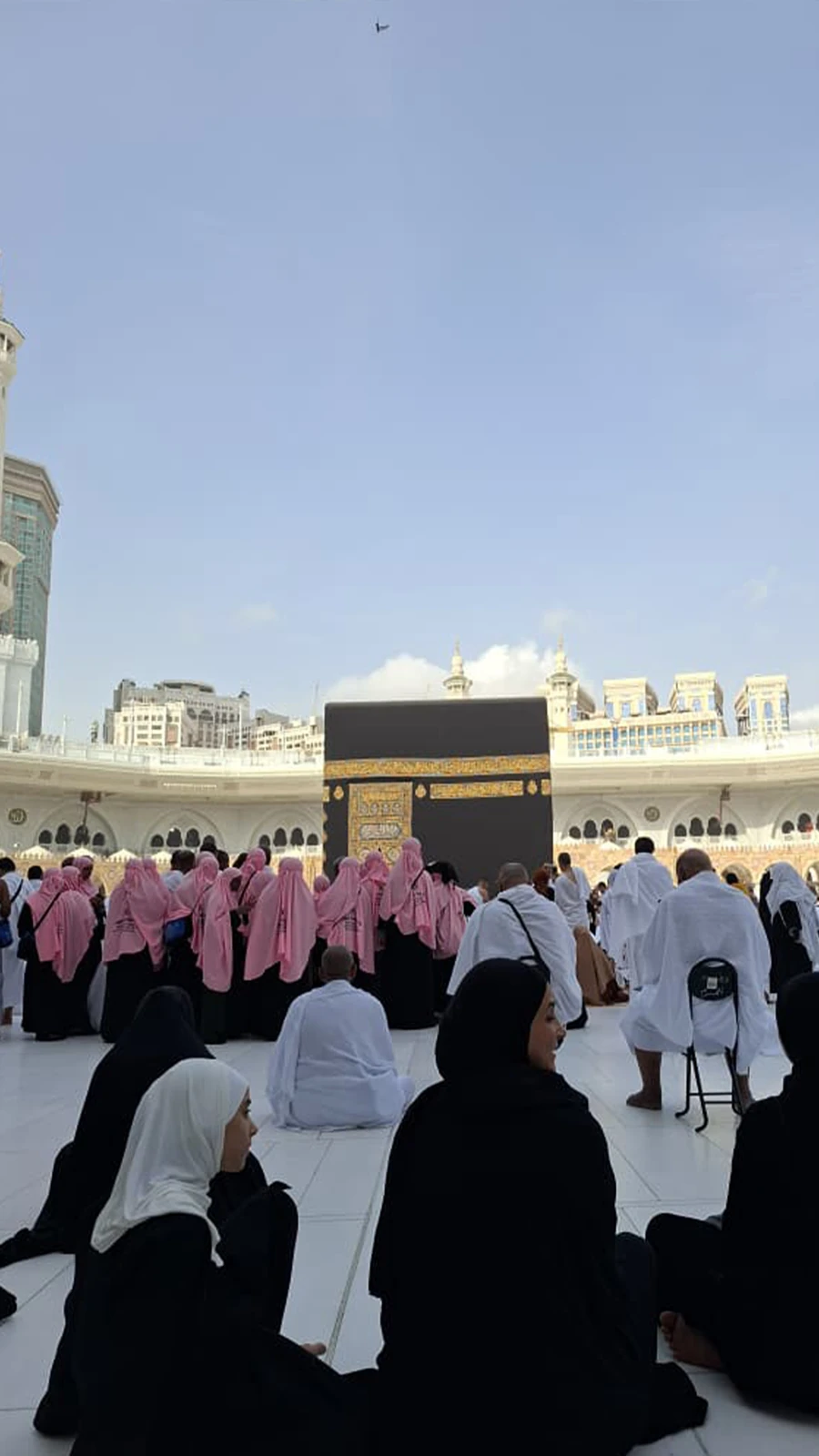 Pilgrims at Masjidil Haram