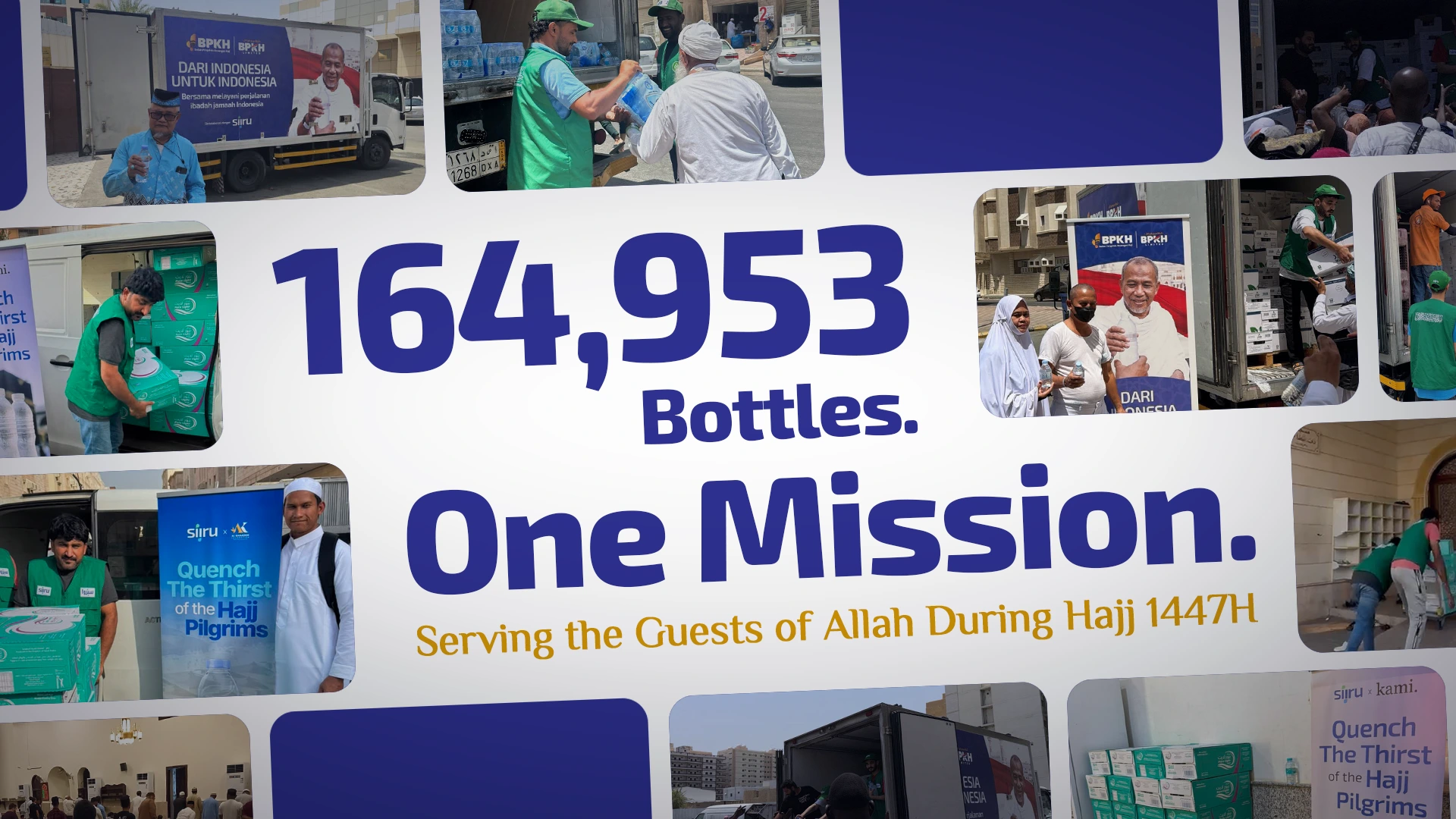 164,953 bottles. Countless prayers.